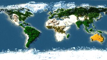 Realistic Earth Map - Mini Version 4800x2800 [Download] Minecraft Map & Project