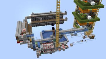 Self-Sustaining Charcoal Supersmelter / Tree Farm Minecraft Map & Project