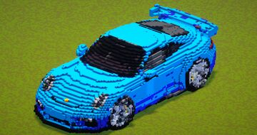 Porsche 911 Minecraft Map & Project