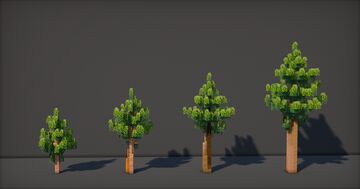 4 sequoia tree Minecraft Map & Project
