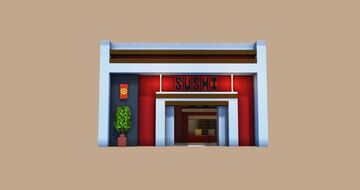 Sushi Shop - Simple with Interior (Free Download) Minecraft Map & Project