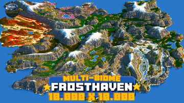 Frosthaven 1.21+ | 10.000 x 10.000, Multi-Biome | Survival-Friendly/RPG | Java Edition | Custom Structures & Custom Caves Minecraft Map & Project