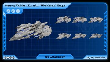 Heavy Fighter: Zyraitix "Ata'Kelaz" Eagle (1st Collection) Minecraft Map & Project