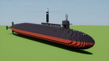 Ohio class Submarine SSBN Minecraft Map & Project