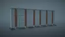 6 sections orange