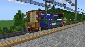 East Midlands Trains Class 08 Minecraft Map & Project