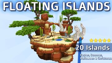 20 Floating islands | Multiple themes 🏝️ Minecraft Map & Project
