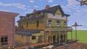 Saint’s Hotel - Valentine, New Hanover | RDR2 Valentine Project Minecraft Map & Project
