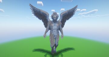Minecraft Angel 2 Statue ( FREE ) Minecraft Map & Project
