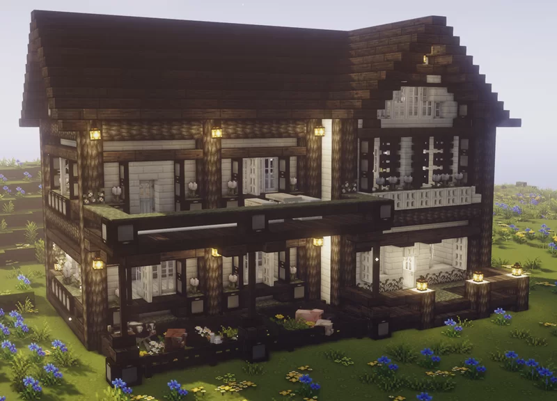 Modern Mizuno's Pale Oak Showcase House - Day