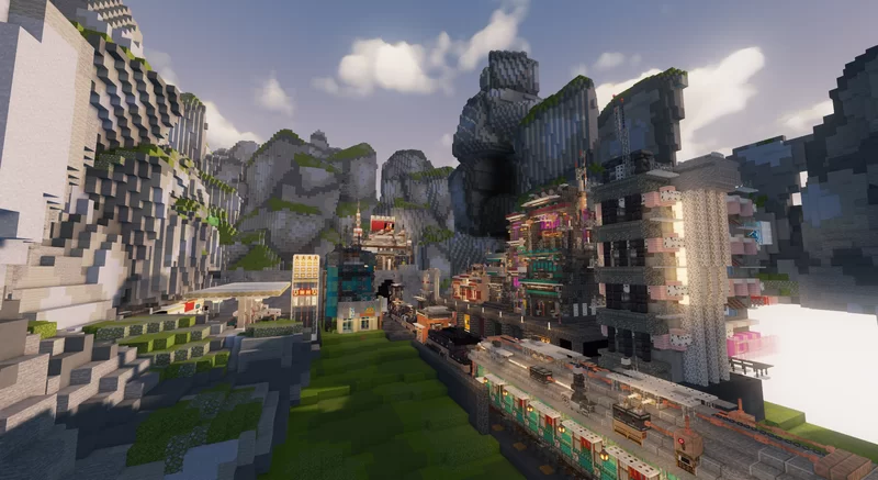 Cyberpunk Street FINALE!!! Minecraft Map