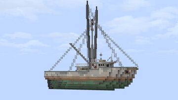 Fishing Boat. Minecraft Map & Project