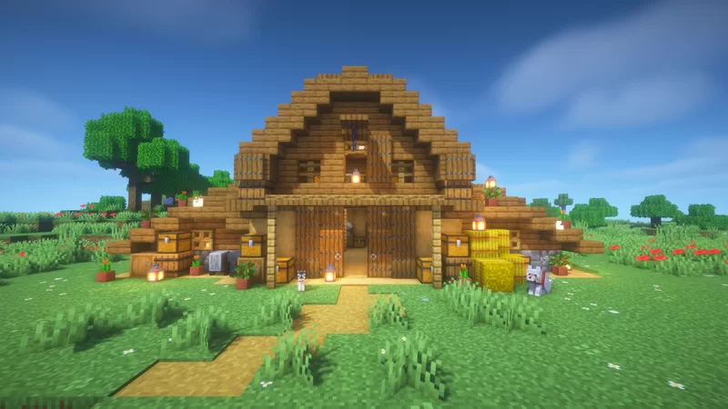 Animal Barn 🐑🌿 Minecraft Map