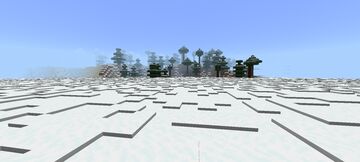 Flattened Snow World Minecraft Map & Project