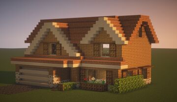 American House Minecraft Map & Project