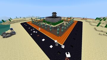 Защищённый дом Minecraft Pocket Edition v1 Minecraft Map & Project