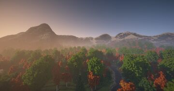 8k by 8k Survival Map Maine/Canada Inspired Minecraft Map & Project