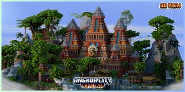 [1.8 to 1.21] Angkor City - Minecraft Lobby - 300 x 300 Minecraft Map & Project
