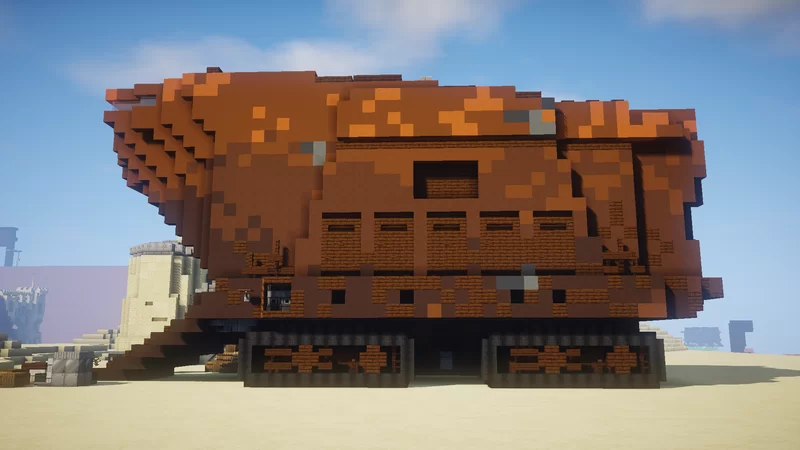 Tatooine Sandcrawler | Star Wars Minecraft Map