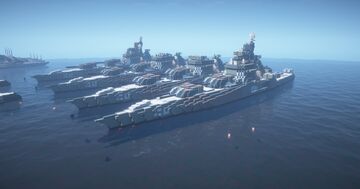 SHIP COMMISSIONS Minecraft Map & Project