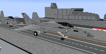 4:1 F-18 Super Hornet Minecraft Map & Project
