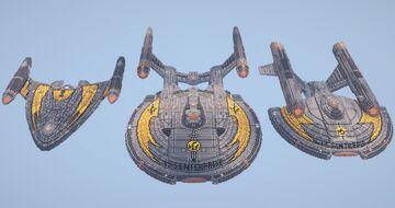 Star Trek: Terran Empire - 22nd Century Imperial Starfleet (1:1) Minecraft Map & Project
