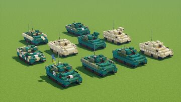 M2A2 Bradley ODS-SA 10-Pack Minecraft Map & Project