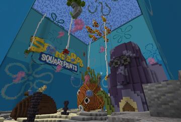 Spongebob Duels 1v1 map FREE Minecraft Map & Project