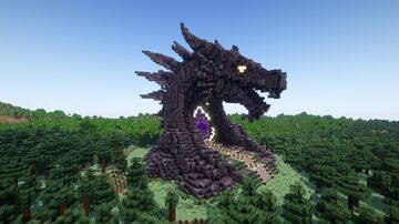 Minecraft Dragon Nether Portal Statue V27 Minecraft Map & Project