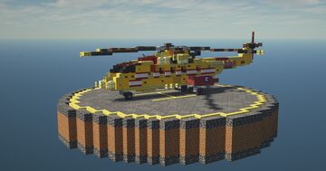 CH-149 Cormorant 1.5:1 Scale Minecraft Map & Project