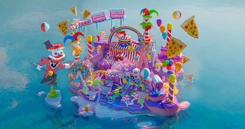 Spawn Digital Circus 🎪 | 1.16/1.20+ | Java & Bedrock Minecraft Map