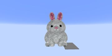 Cute Rabbit Statue DOWNLOAD FREE Minecraft Map & Project