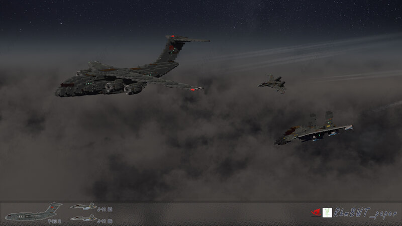 【Render Scene】Minecraft [1.5:1] Y-20 B   J-11 BS   J-11 BG
