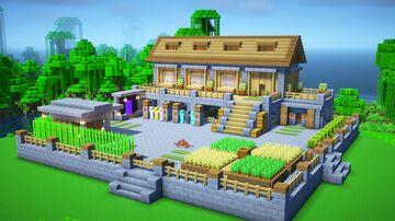 Ultimate Survival Base Complex +Tutorial 🏡(75) Minecraft Map & Project