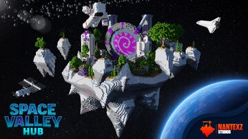 🛰️ Space Valley Hub | NantexzStudios Minecraft Map & Project