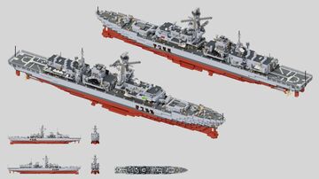 Type 23 frigate   Scale 1:1 Minecraft Map & Project