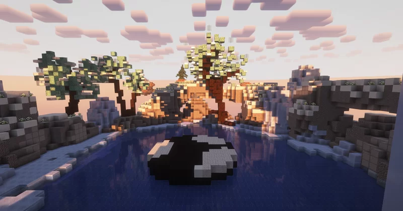 Two Sumo Maps ( Frost & Land Theme ) Minecraft Map