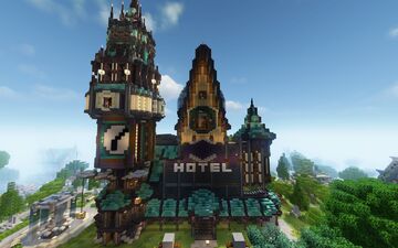 Big Slate Hotel Minecraft Map & Project