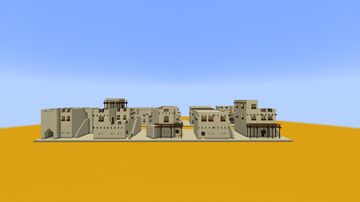 Desert Houses - Asset pack Minecraft Map & Project