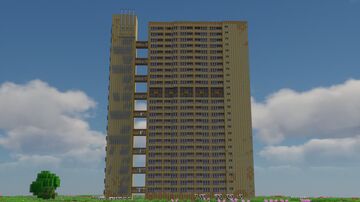 [1:1] Balfron Tower, London 🇬🇧 Minecraft Map & Project