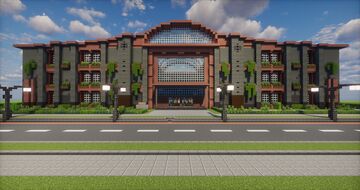 Massive Rustic Library | Full Interior | Free Download Minecraft Map & Project