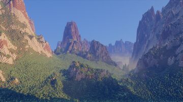 The dolomites 2400 x 2400 Minecraft Map & Project
