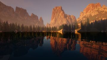 The dolomites 2400 x 2400 Minecraft Map & Project