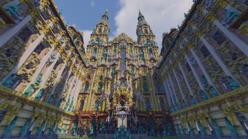 Minecraft baroque basilica west facade Minecraft Map & Project