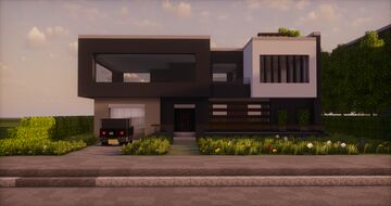 Modern House Minecraft Map & Project