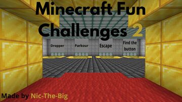 Minecraft Fun Challenges 2 (1.21.4) Minecraft Map & Project