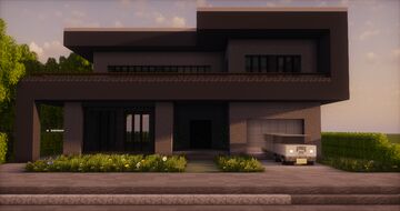 Modern House Minecraft Map & Project