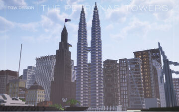 The Petronas Towers | Java Download | Full Interior Minecraft Map & Project