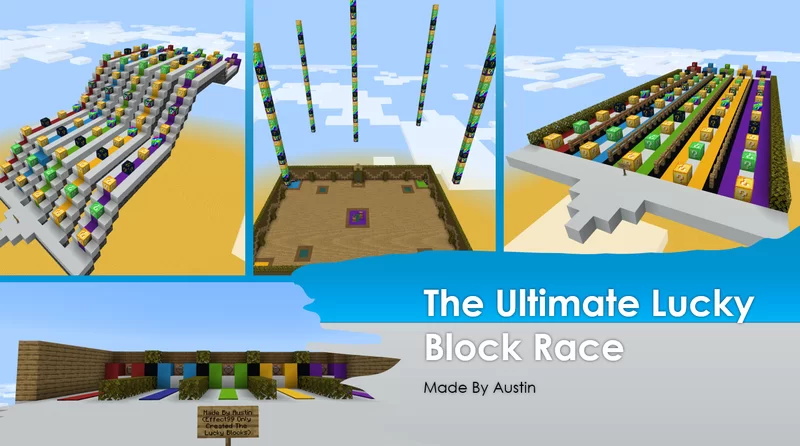 Lucky Block Race Minecraft Map Lucky Block Race Minecraft Map
