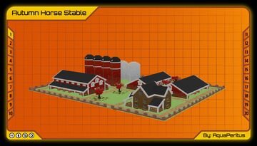 Autumn Horse Stable Minecraft Map & Project